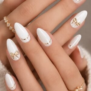 Forever White Presson Nails