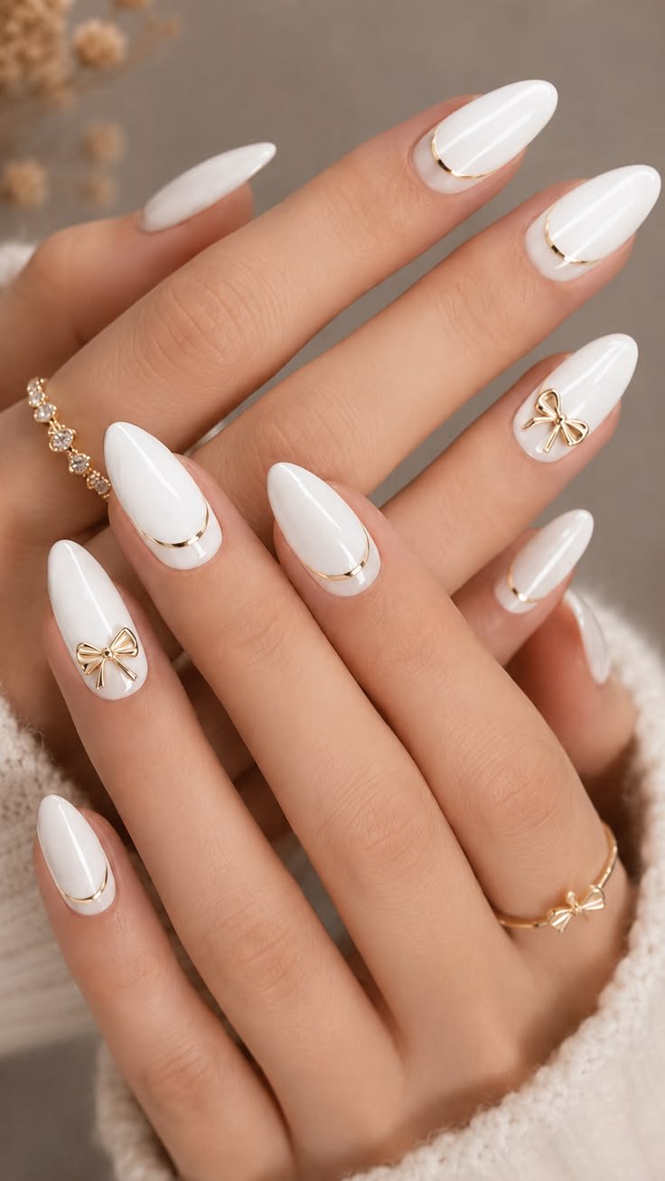Forever White Presson Nails