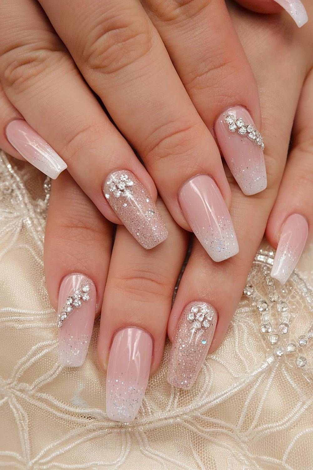 Diamond Kiss Presson Nails
