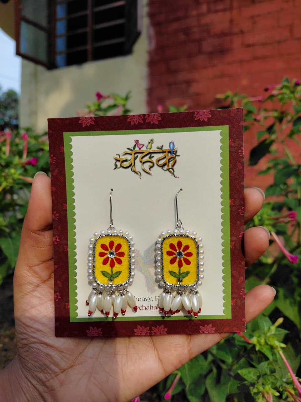 Phool Earrings