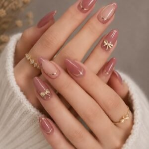 Classy Nude Press on Nails